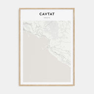 Cavtat Map Portrait Poster