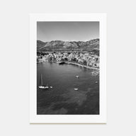 Cavtat Photo B&W Poster