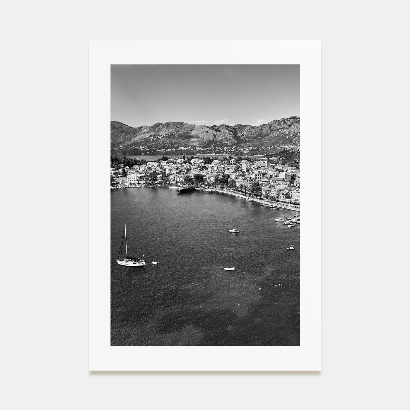 Cavtat Photo B&W Poster