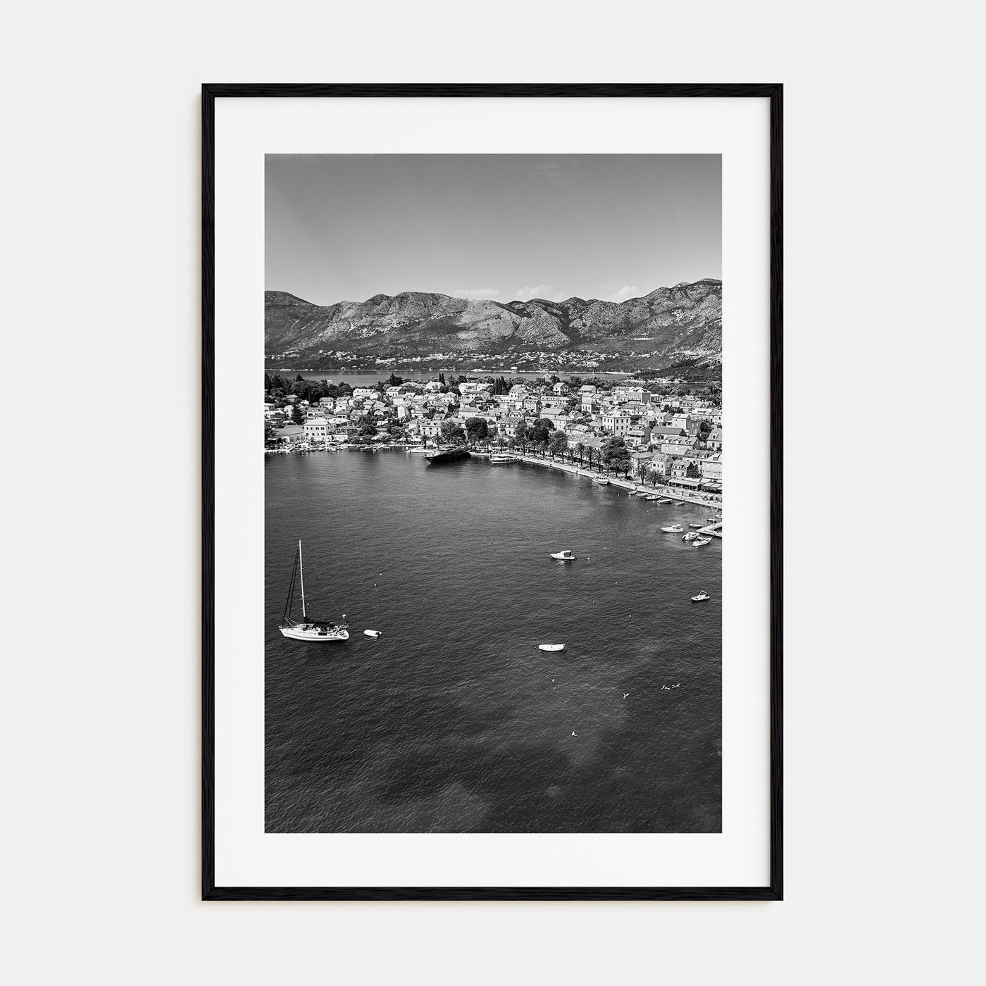 Cavtat Photo B&W Poster