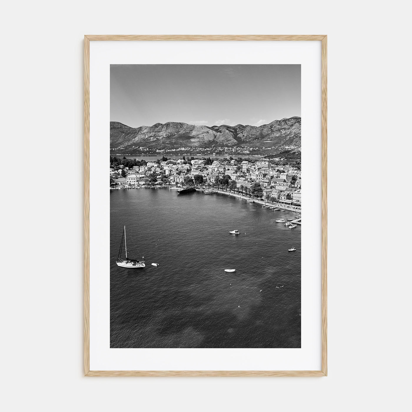 Cavtat Photo B&W Poster