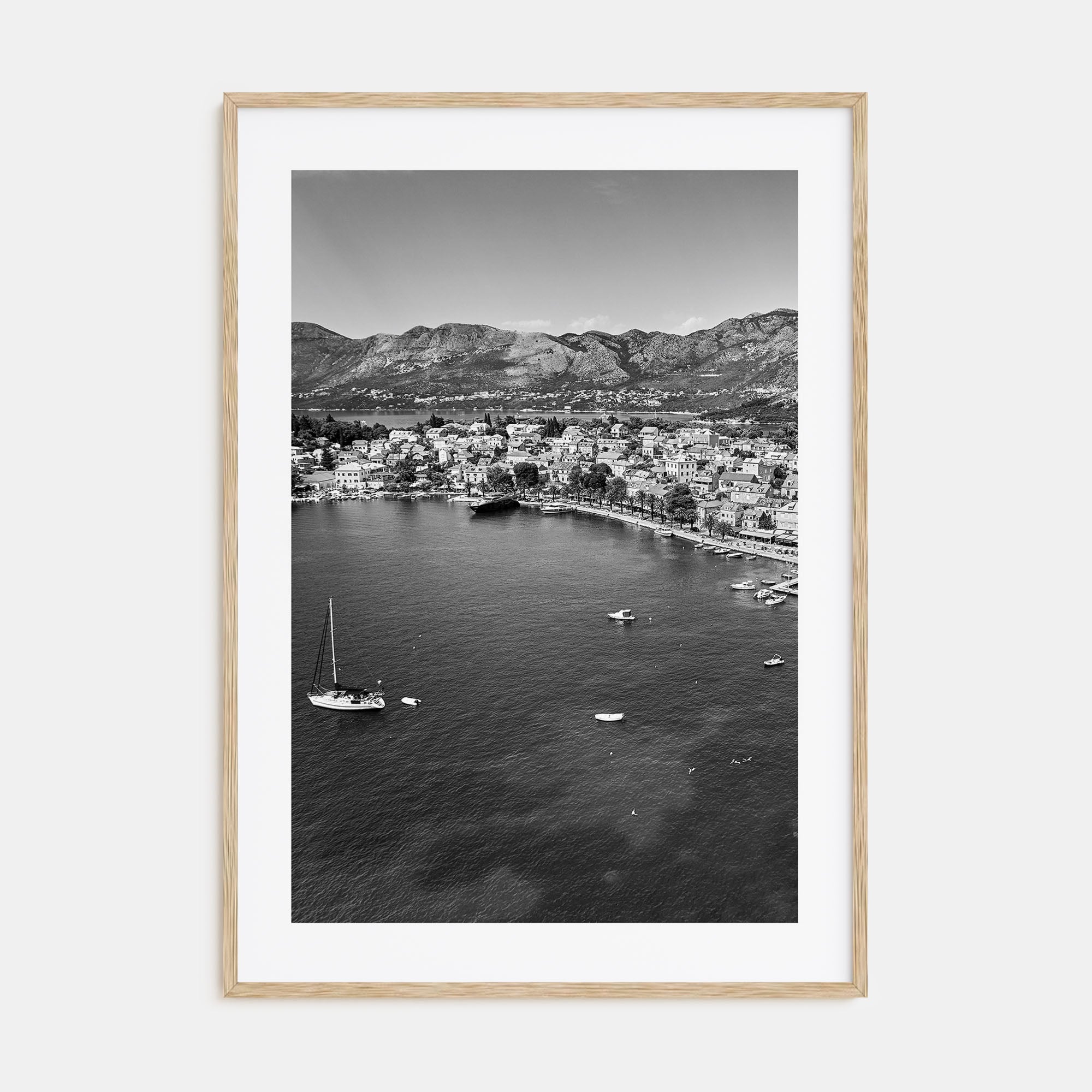 Cavtat Photo B&W Poster
