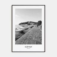 Cavtat Portrait B&W Poster