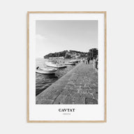 Cavtat Portrait B&W Poster