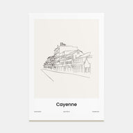Cayenne Drawn Poster