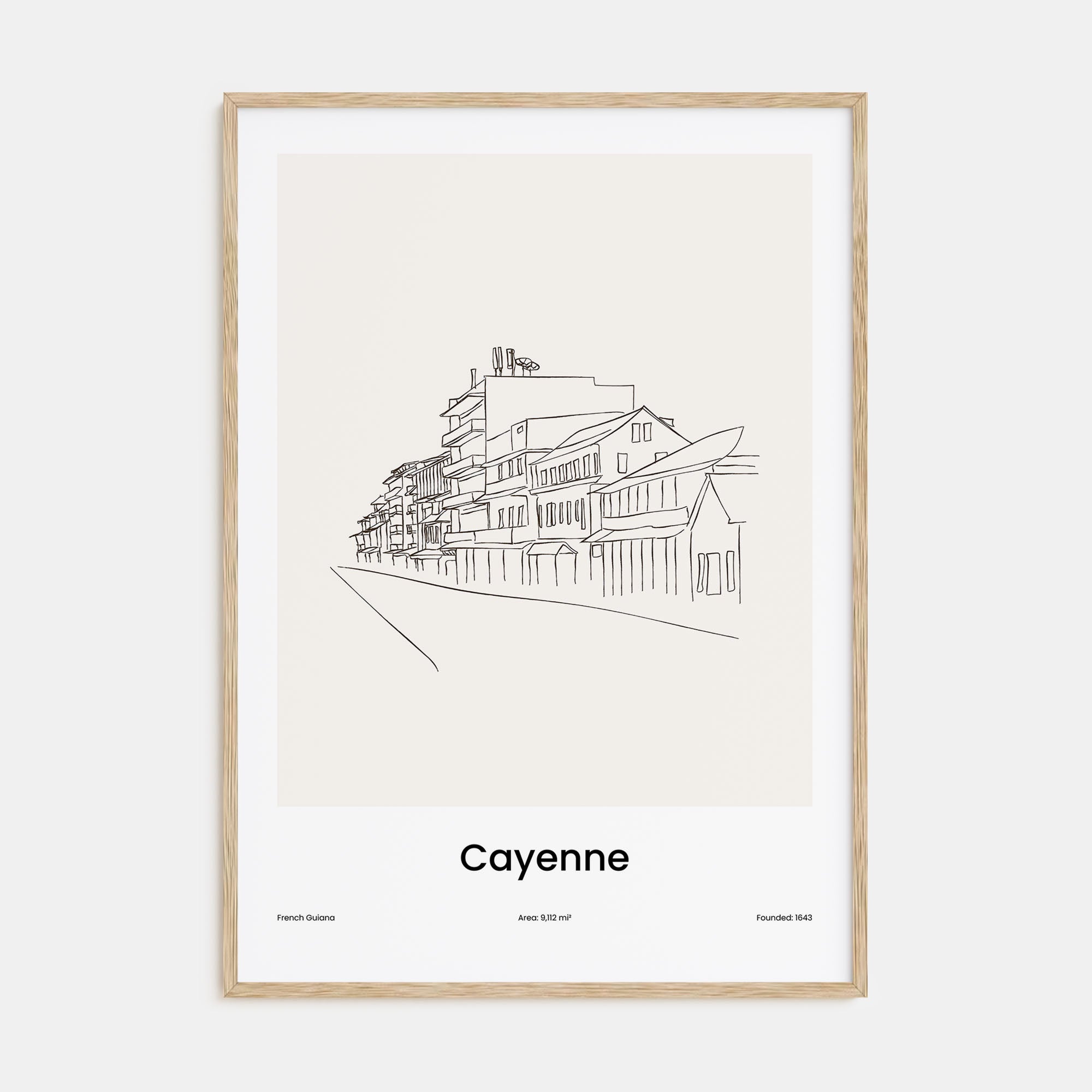 Cayenne Drawn Poster
