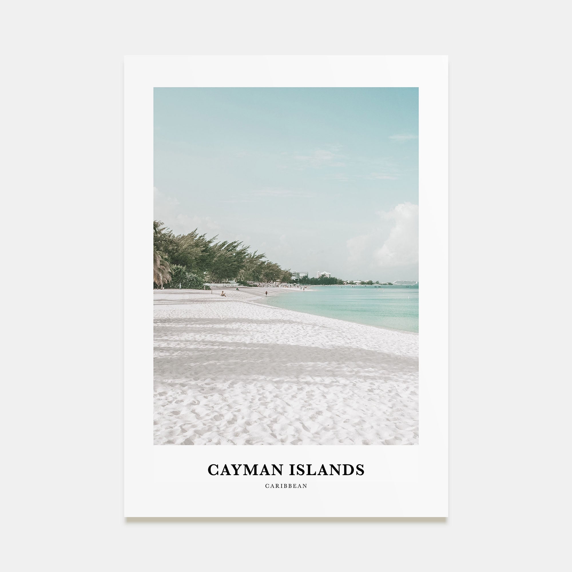 Cayman Islands Portrait Color Poster