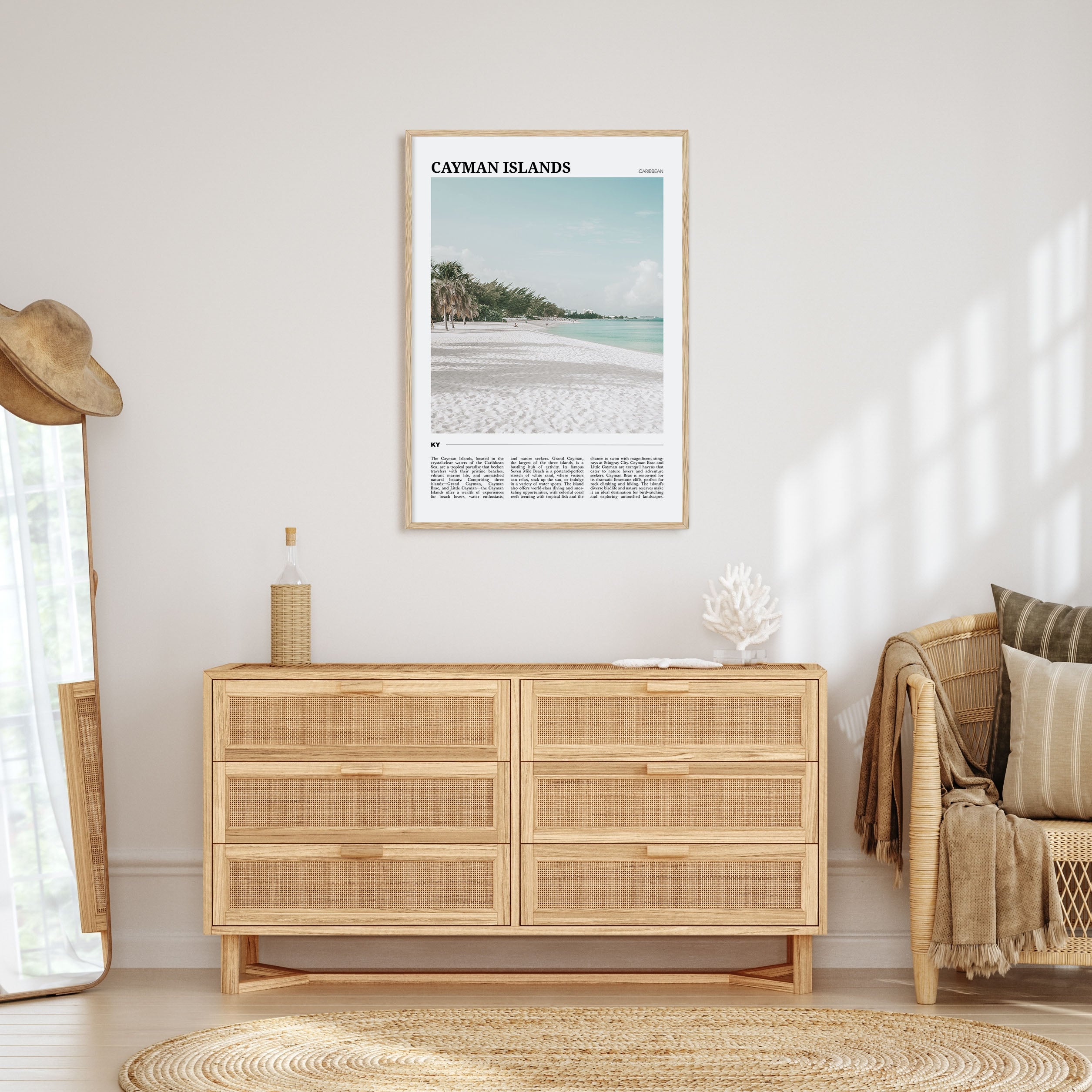 Cayman Islands Travel Color Poster