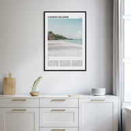 Cayman Islands Travel Color Poster