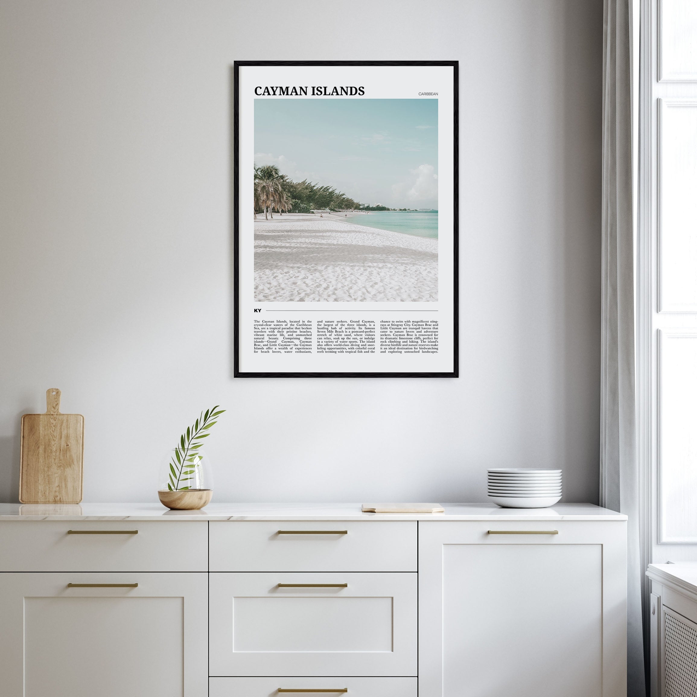Cayman Islands Travel Color Poster