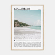 Cayman Islands Travel Color Poster