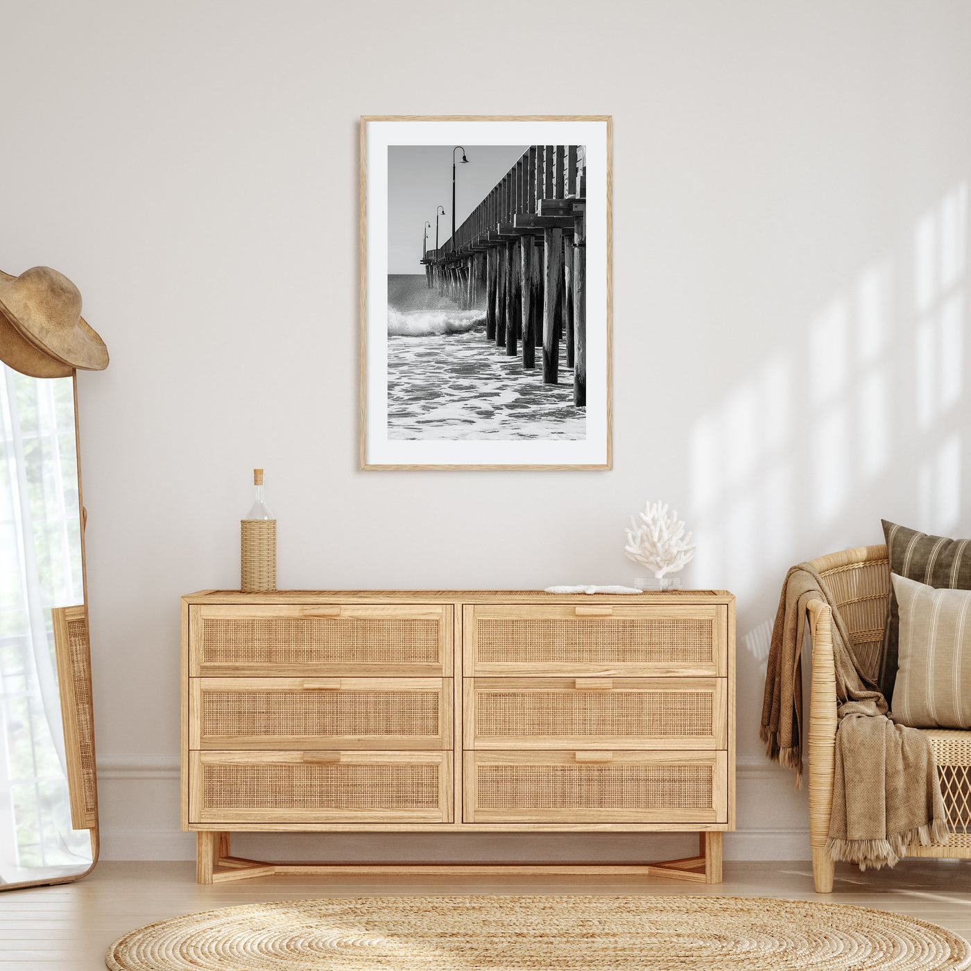 Cayucos Photo B&W Poster