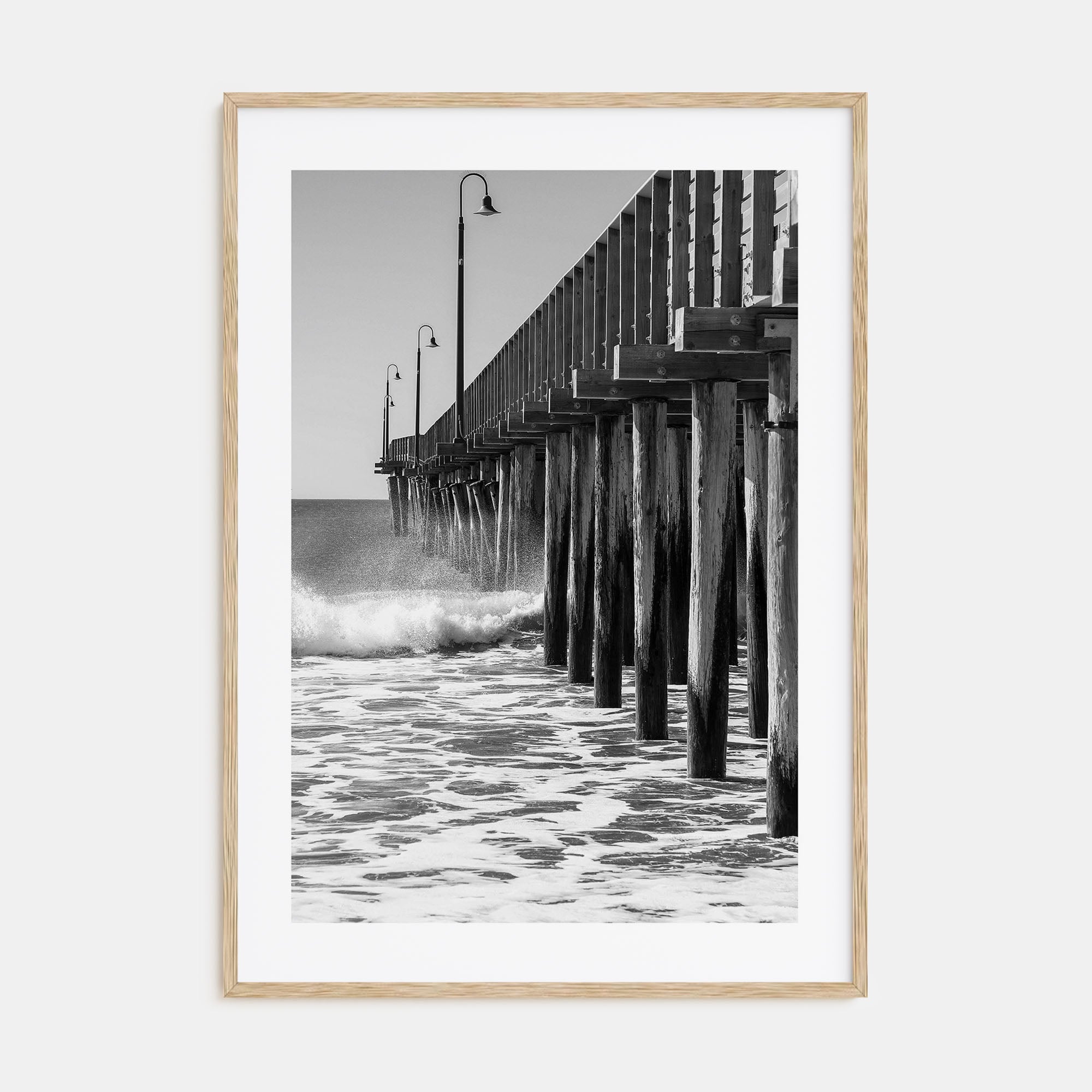 Cayucos Photo B&W Poster