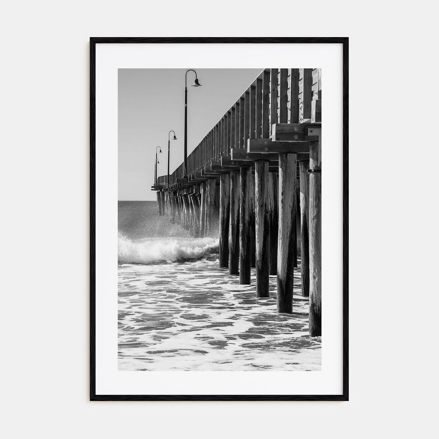 Cayucos Photo B&W Poster