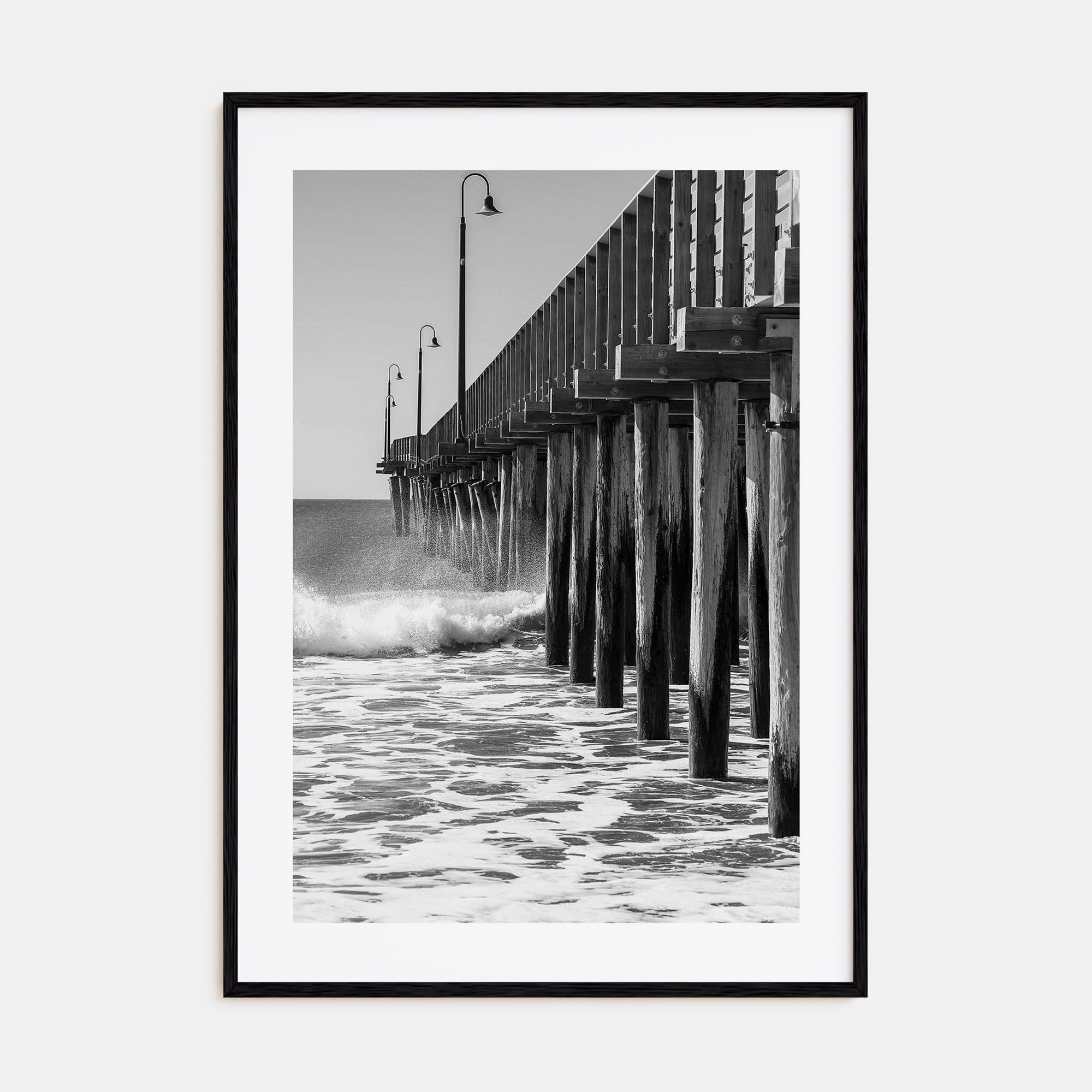Cayucos Photo B&W Poster
