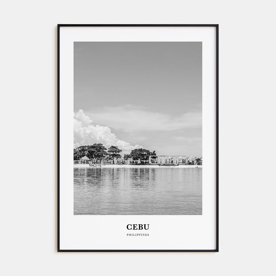 Cebu Portrait B&W No 1 Poster