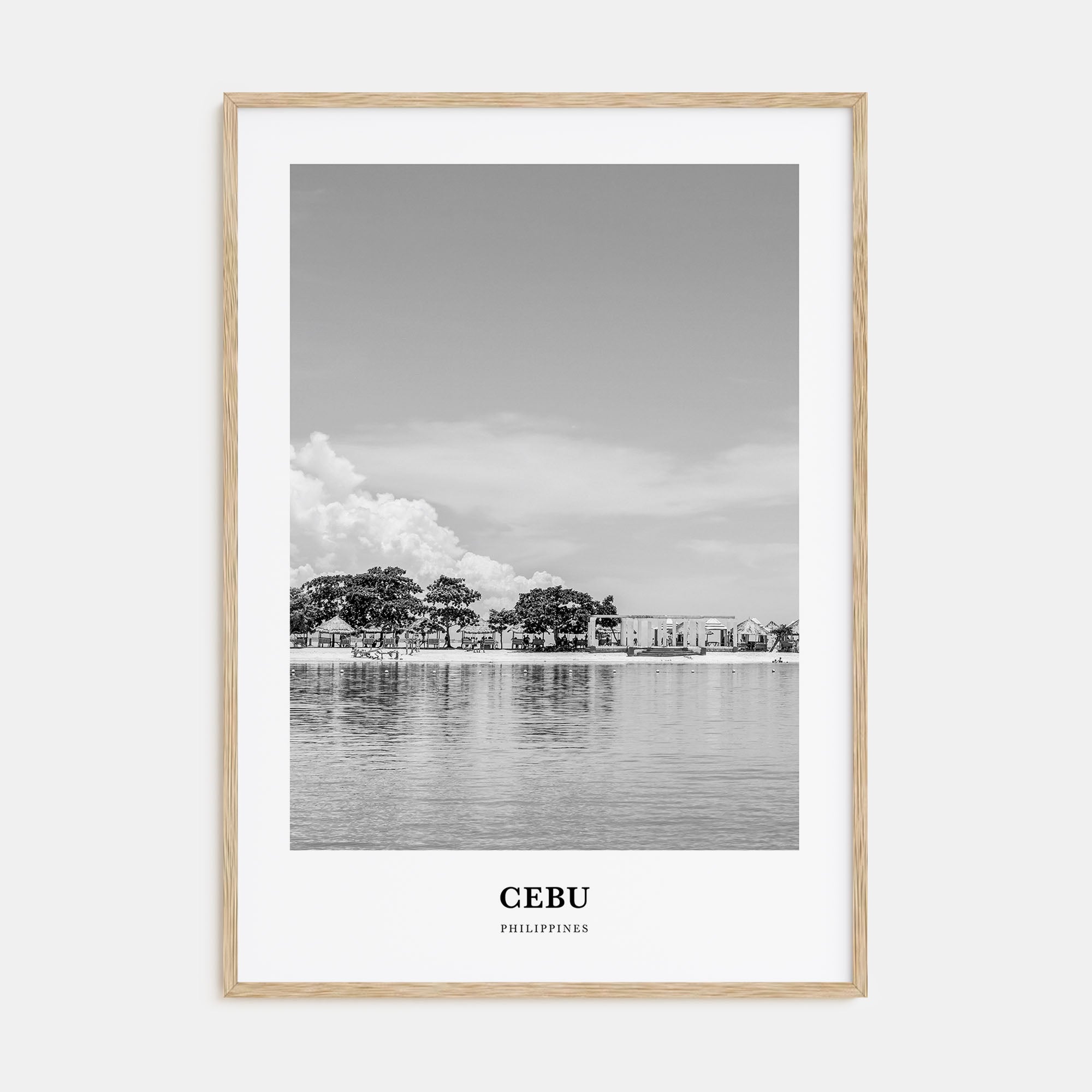 Cebu Portrait B&W No 1 Poster