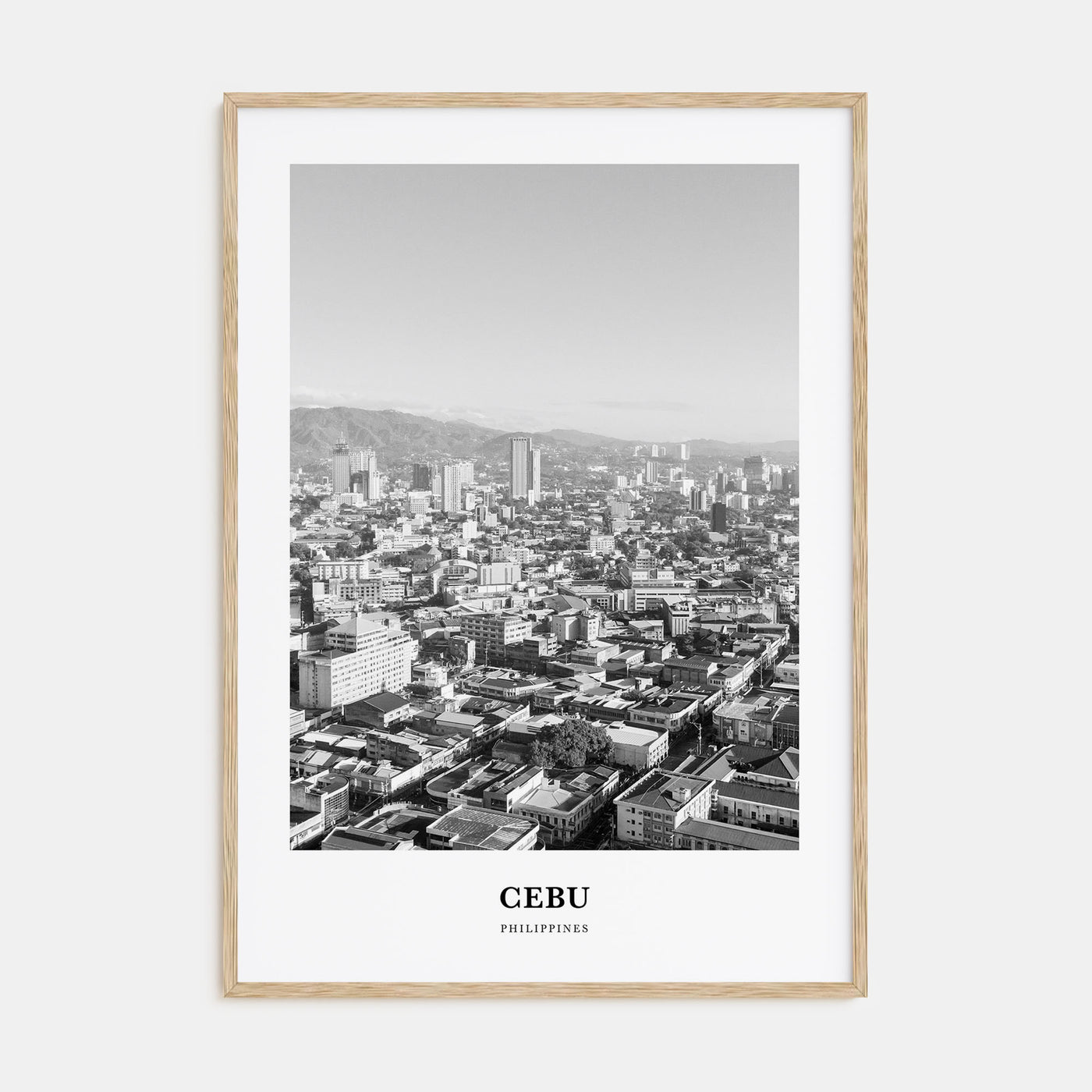 Cebu Portrait B&W No 2 Poster