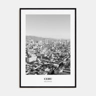 Cebu Portrait B&W No 2 Poster