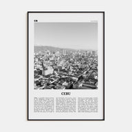Cebu Travel B&W No 1 Poster