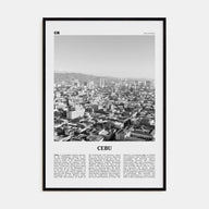 Cebu Travel B&W No 1 Poster