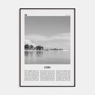 Cebu Travel B&W No 2 Poster