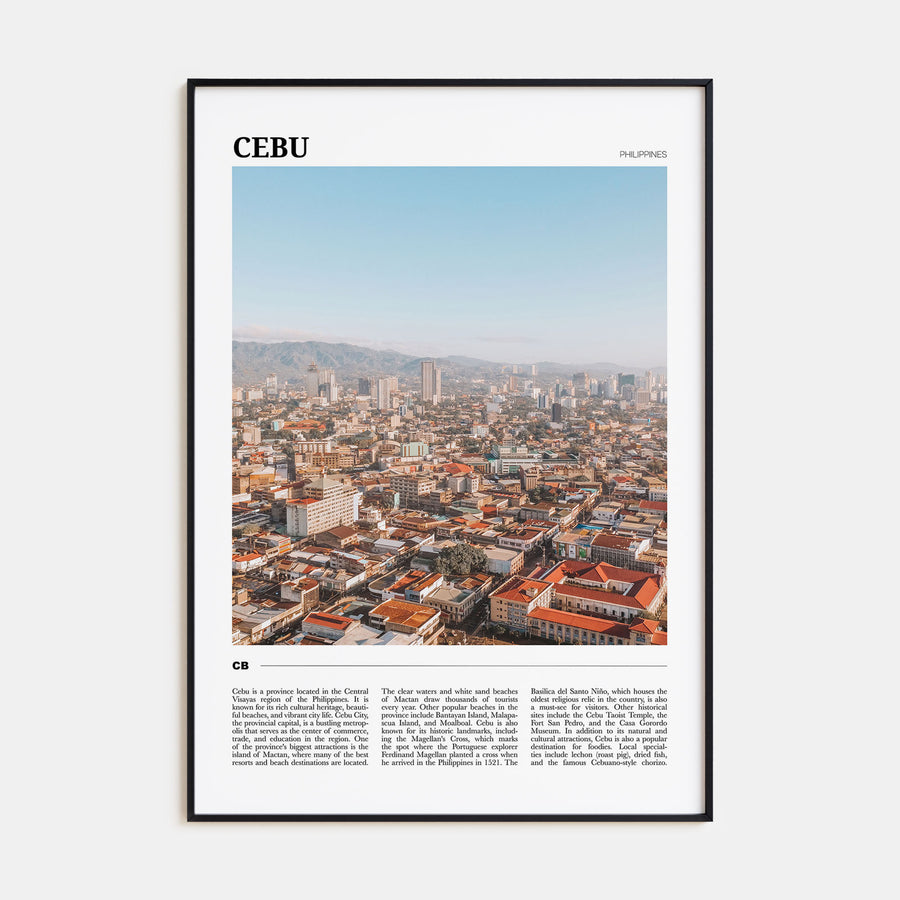 Cebu Travel Color Poster