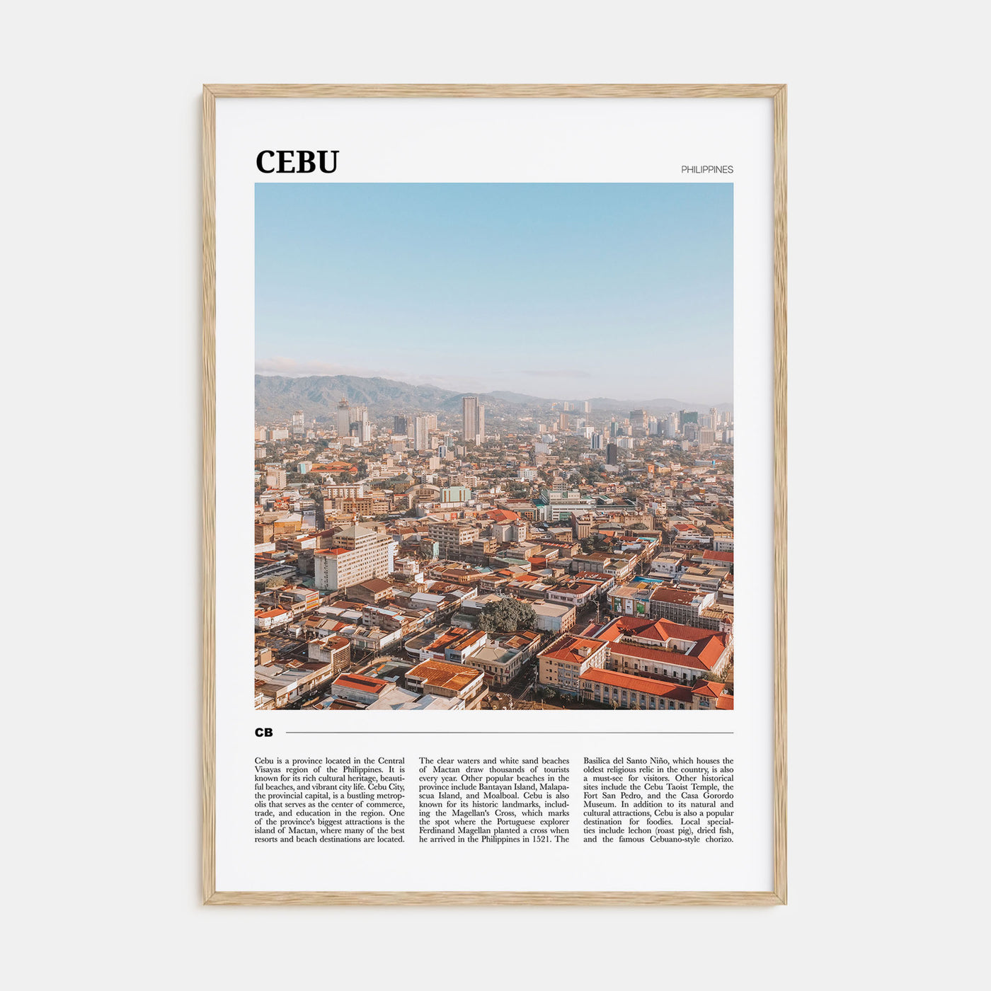 Cebu Travel Color Poster