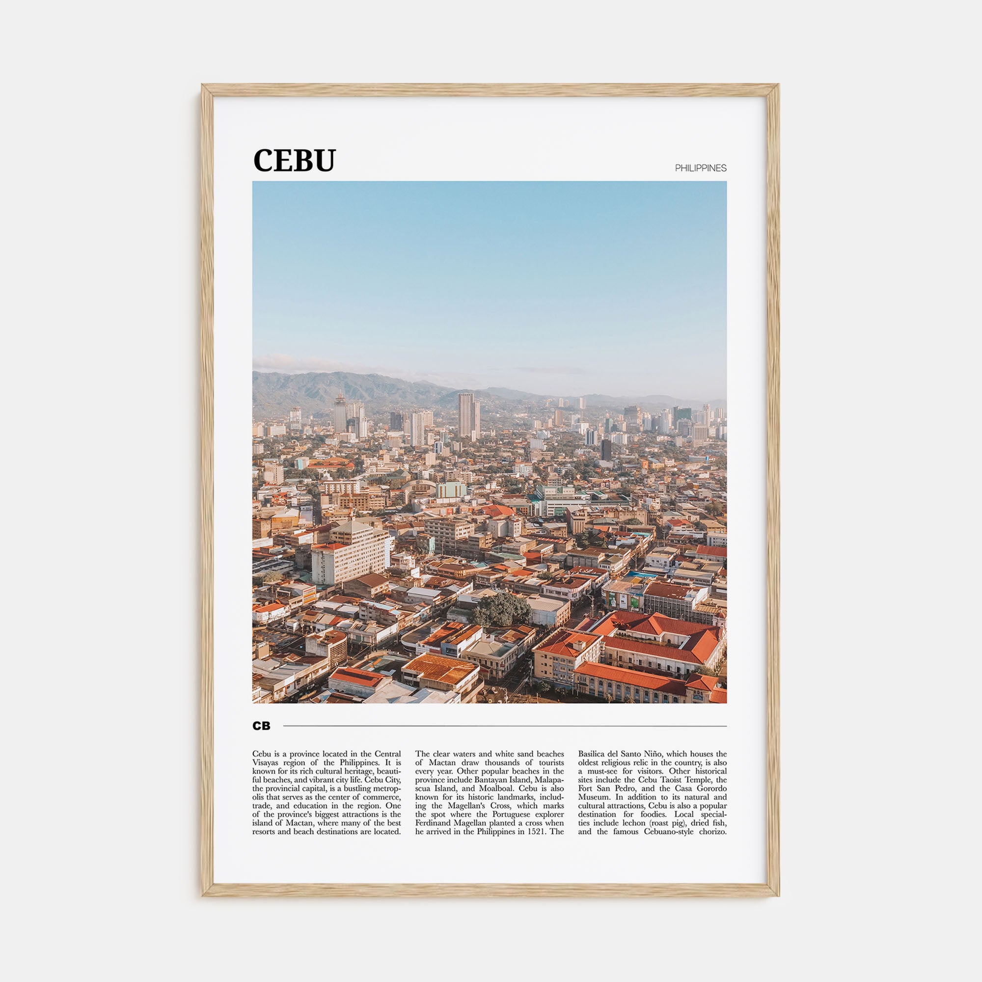 Cebu Travel Color Poster