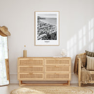 Cefalù Portrait B&W Poster