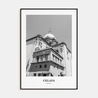 Celaya Portrait B&W Poster