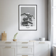 Celaya Portrait B&W Poster