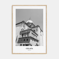 Celaya Portrait B&W Poster