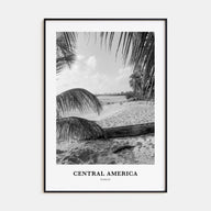 Central America Portrait B&W Poster