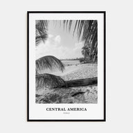 Central America Portrait B&W Poster