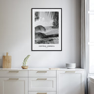 Central America Portrait B&W Poster