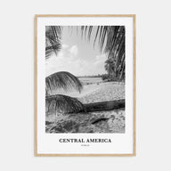 Central America Portrait B&W Poster