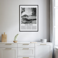 Central America Travel B&W Poster