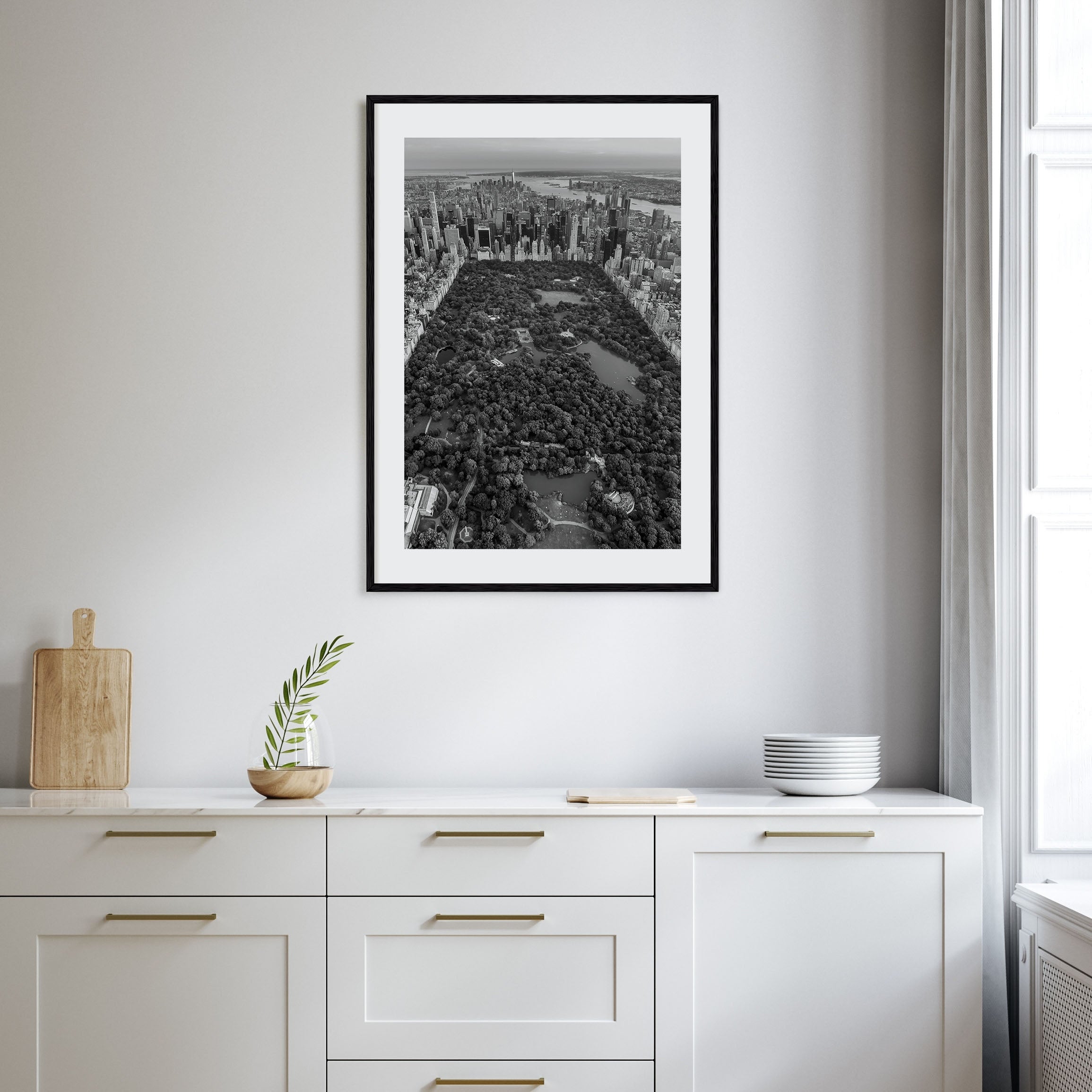 Central Park Photo B&W No 1 Poster