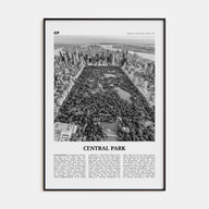 Central Park Travel B&W Poster