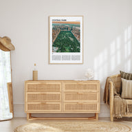 Central Park Travel Color Poster