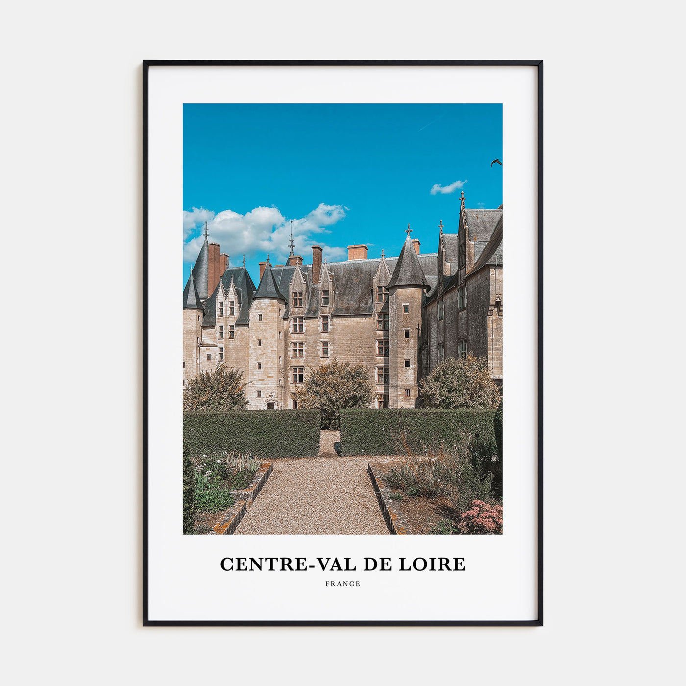 Centre-Val de Loire Portrait Color Poster