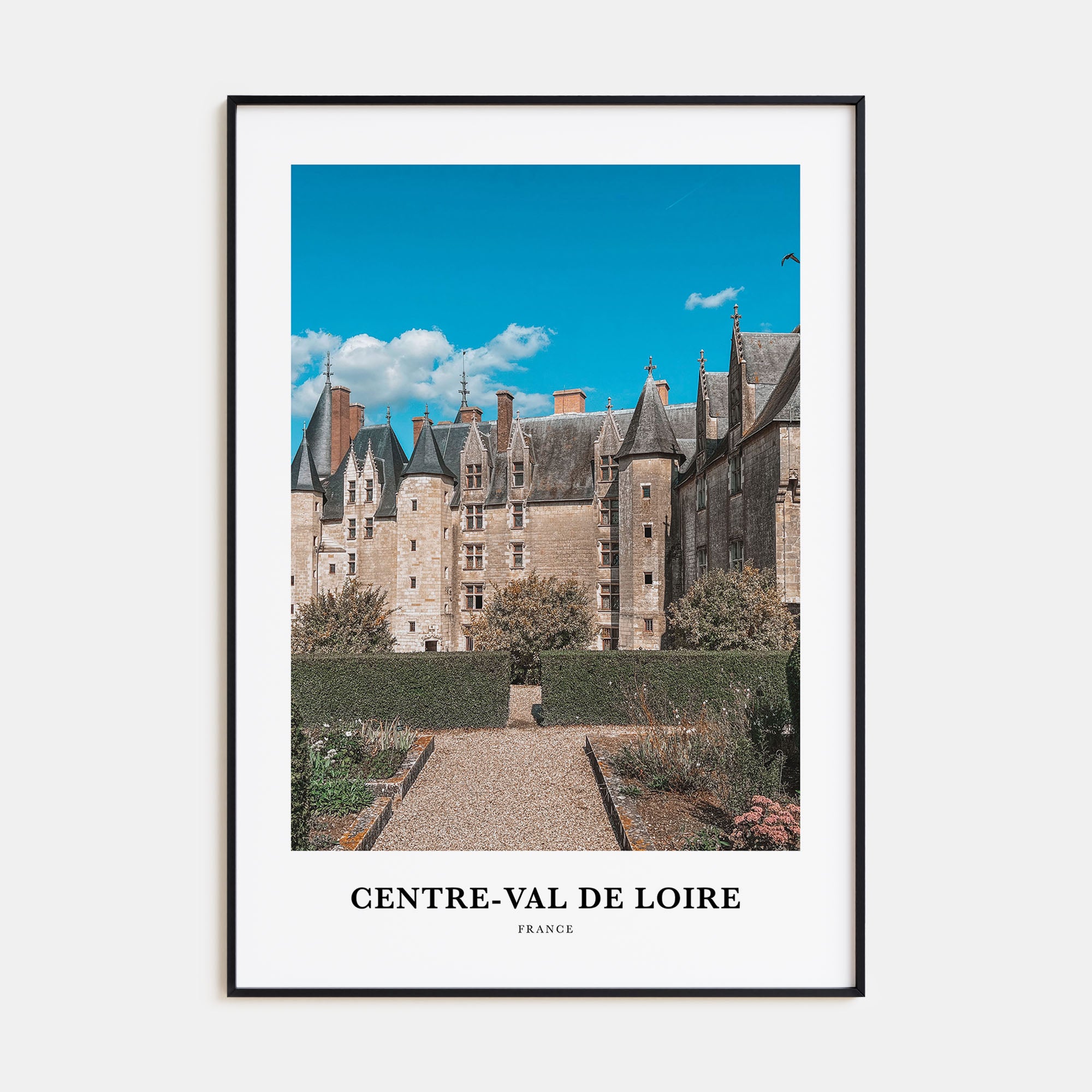 Centre-Val de Loire Portrait Color Poster