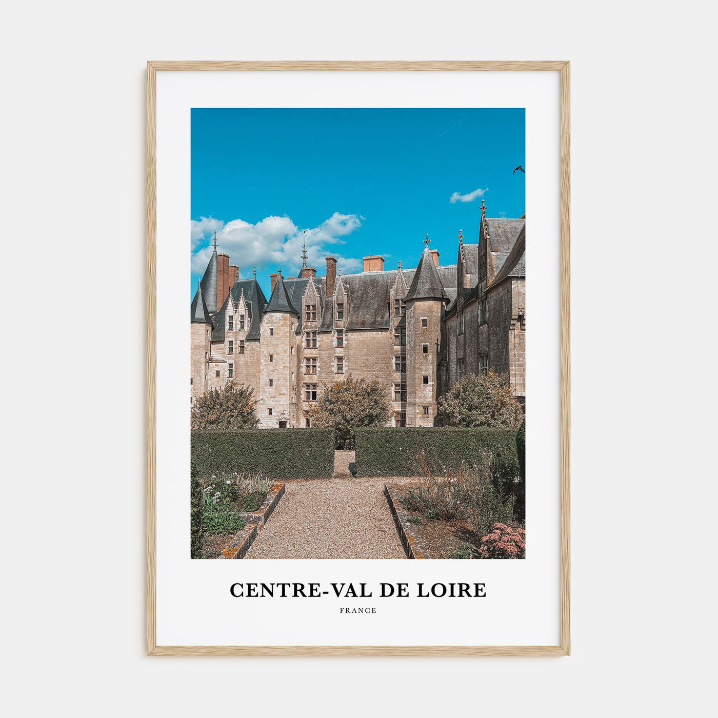 Centre-Val de Loire Portrait Color Poster