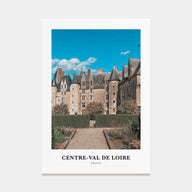 Centre-Val de Loire Portrait Color Poster