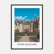 Centre-Val de Loire Portrait Color Poster