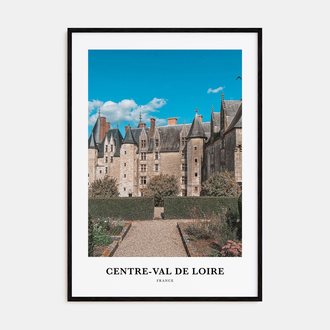 Centre-Val de Loire Portrait Color Poster
