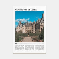 Centre-Val de Loire Travel Color Poster