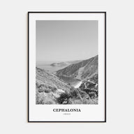 Cephalonia Portrait B&W Poster