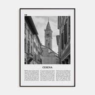 Cesena Travel B&W Poster